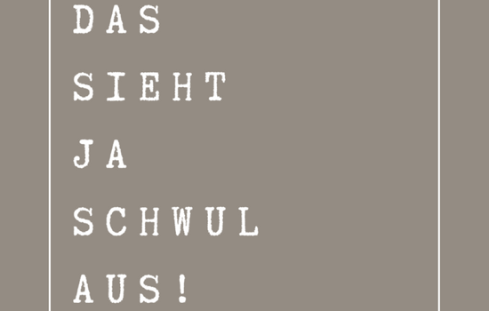 Bild mit Statement